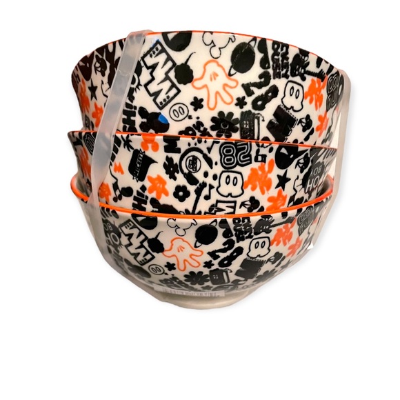 Disney Mickey Ceramic Tidbit Bowls Set of 3 - Picture 4 of 4